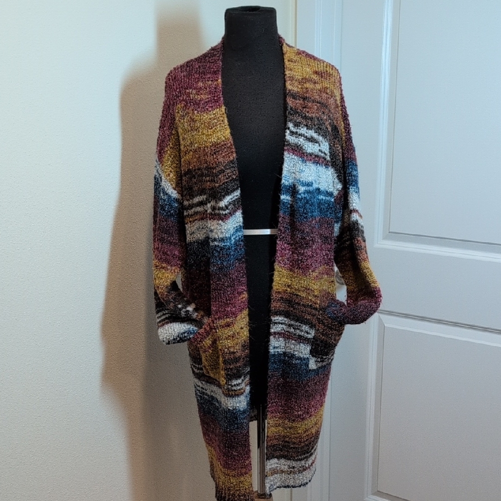 Heimish Multicolor Striped Women's Wool Sweater